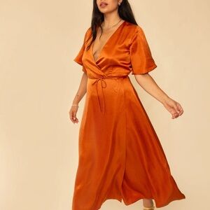 Whimsy + Row Terracotta Maxi Dress